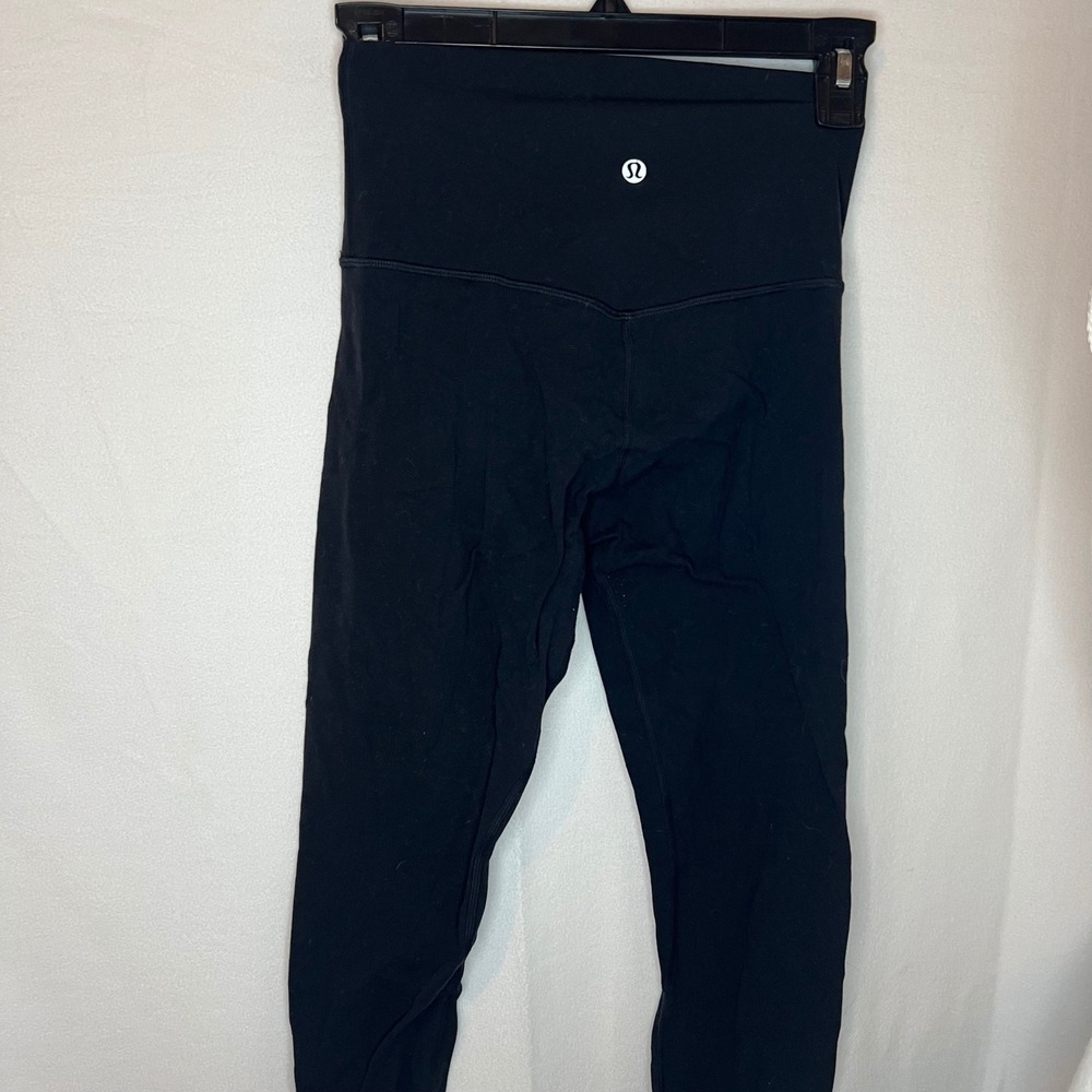 Lululemon High Rise Leggings Black Athletic Yoga Pants Size 2-4 Approx